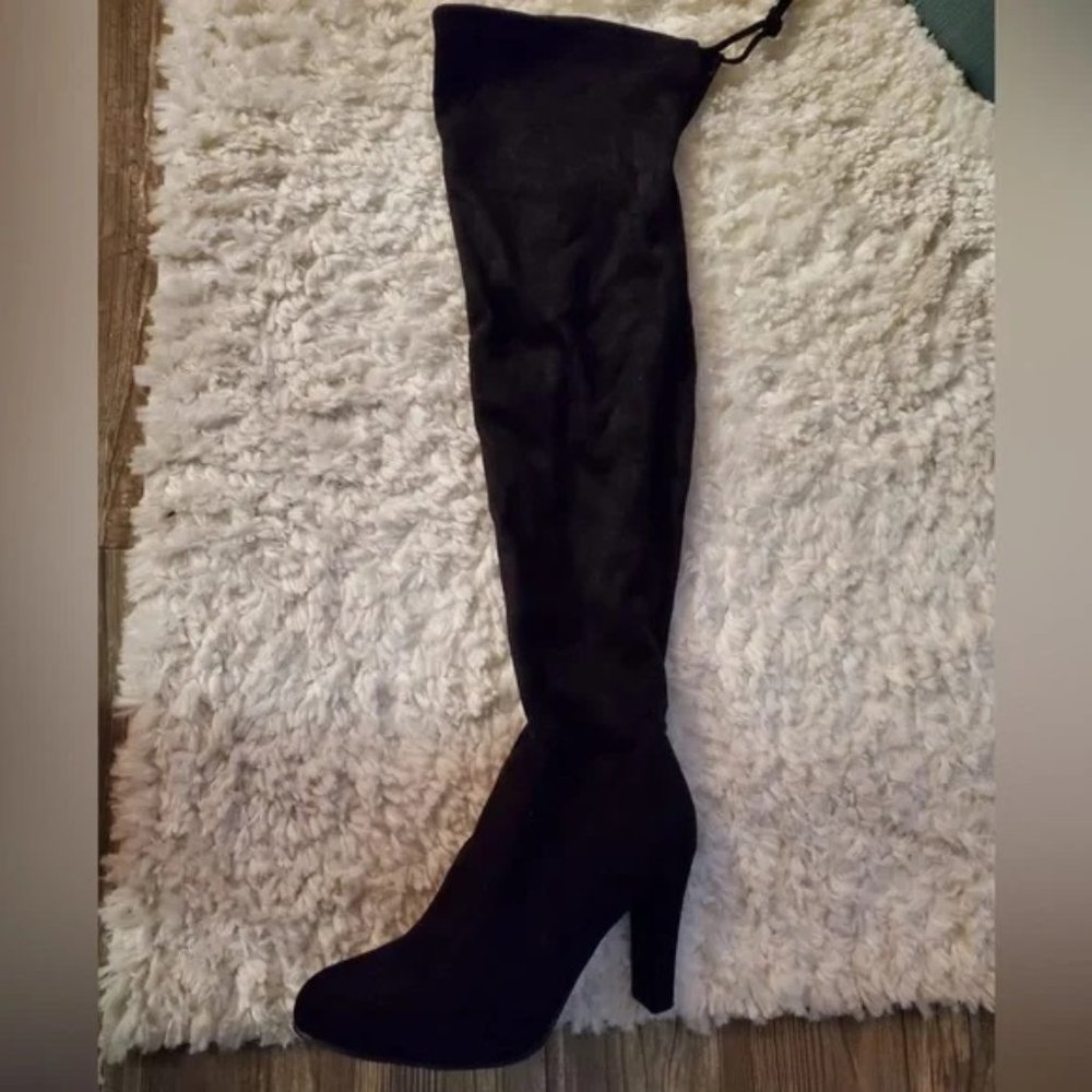 Like new. worn once. Ami Kendall Black high heel boots. Women’s size 10 Ami $16